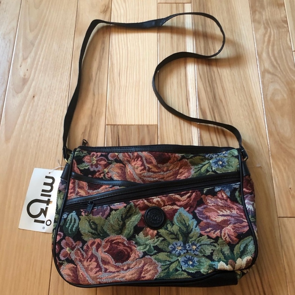 Vintage Mitzi Floral Tapestry Bag NEW